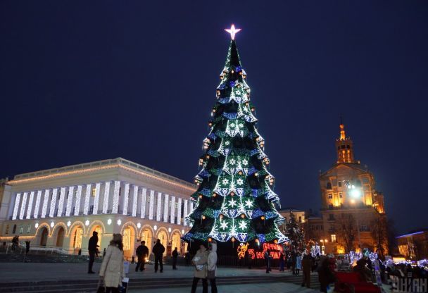Елка в Киеве в 2012 году