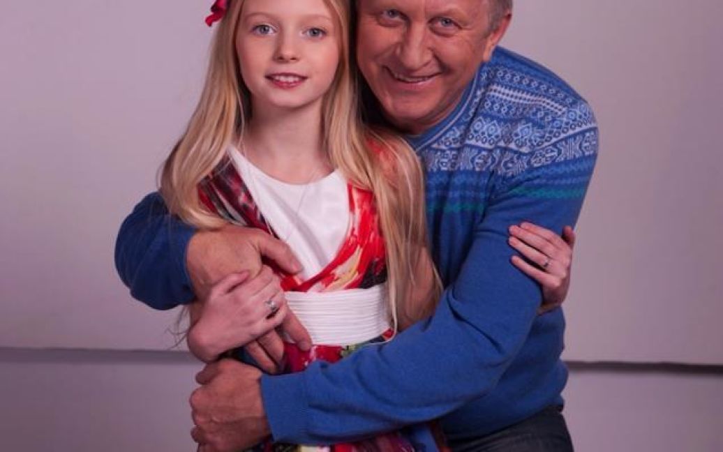 Владимир Горянский гордится успехами своей дочери / © пресс-служба канала "1+1"