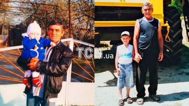 Дмитро Волканов разом з дідусем