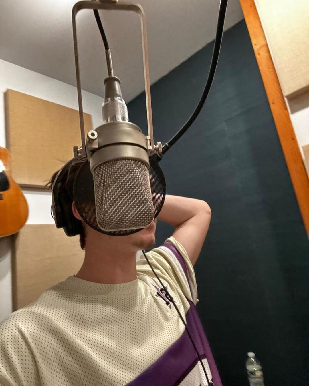 Круз Бекхэм записывает песню / © instagram.com/cruzbeckham