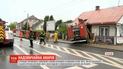 Пожежний автомобіль врізався у стіну будинку у Польщі