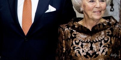 Вся в золотых пайетках: 80-летняя принцесса Беатрикс посетила торжественную церемонию