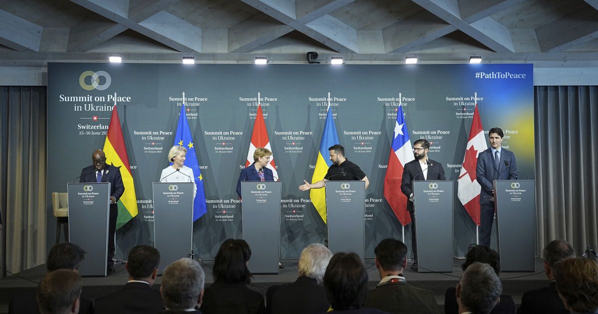 Итоговая пресс-конференция на Глобальном саммите мира в Швейцарии