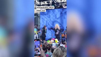 Ирина Билык спела с Дмитрием Коляденко после продолжительной разлуки