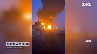 В російському Брянську горить нафтобаза