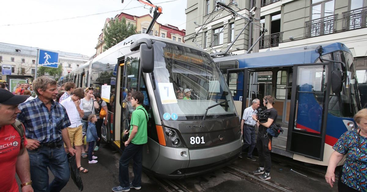парад трамваїв у Києві_6 / © УНИАН