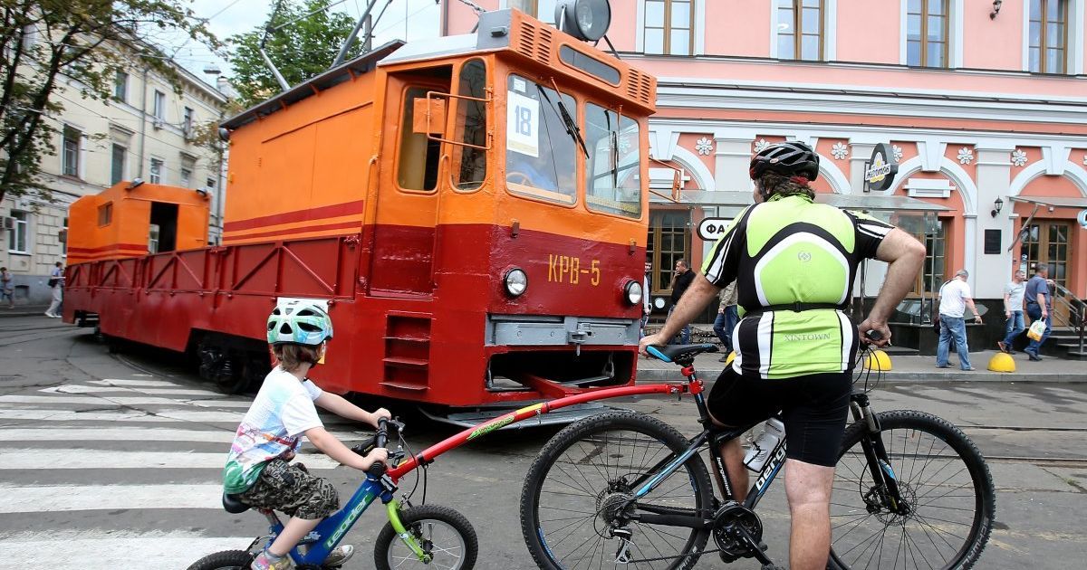 парад трамваїв у Києві_5 / © УНИАН