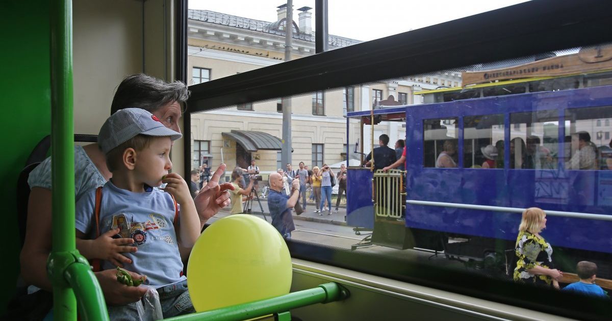 парад трамваїв у Києві_3 / © УНИАН