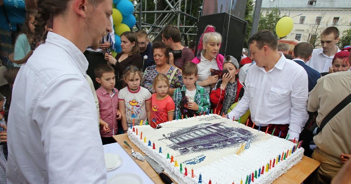 парад трамваїв у Києві_2 / © УНИАН