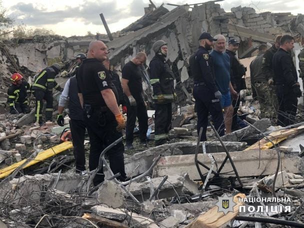 Ракетний удар по селу Гроза на Харківщині 5 жовтня