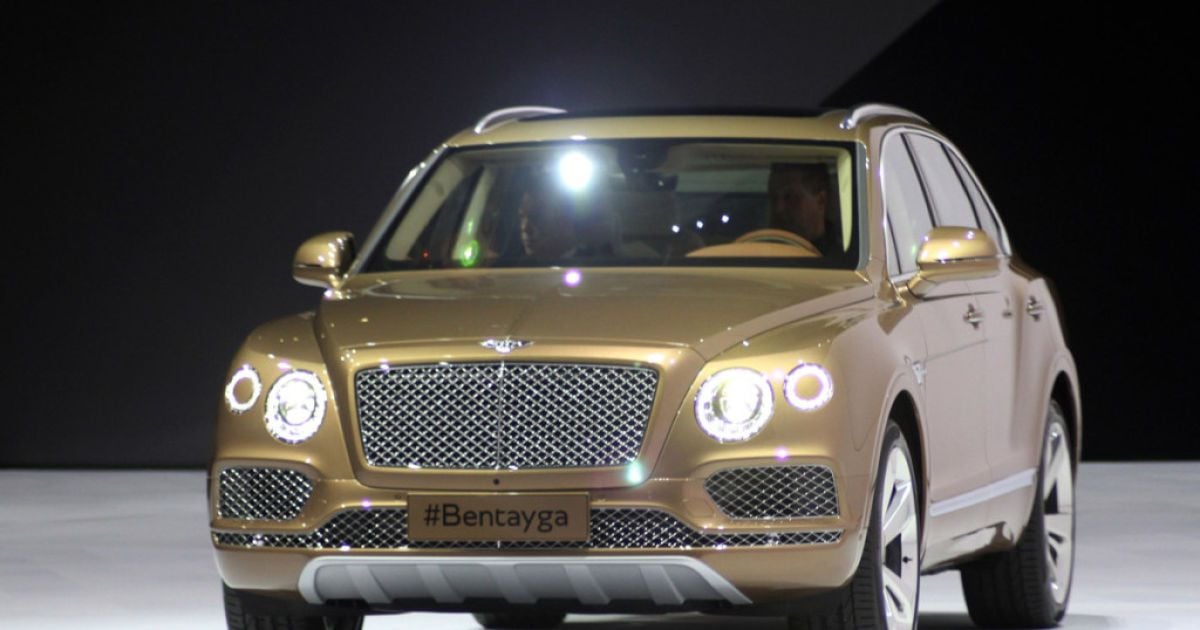 Во Франкфурте Bentley представила свой первый кроссовер