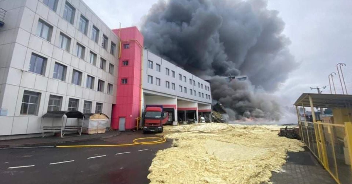 Пожар в Бучанском районе