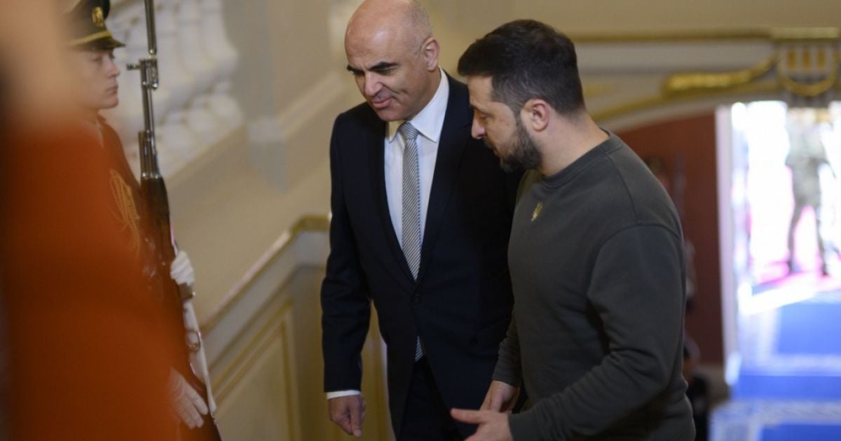 Президент України з президентом Швейцарії