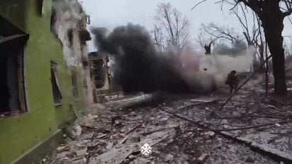 Бойцы «Хартии» «зачищают» Купянск от врага