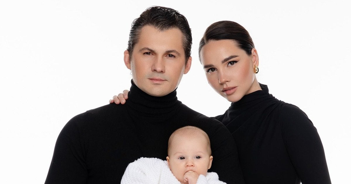 Евгений Кот с семьей