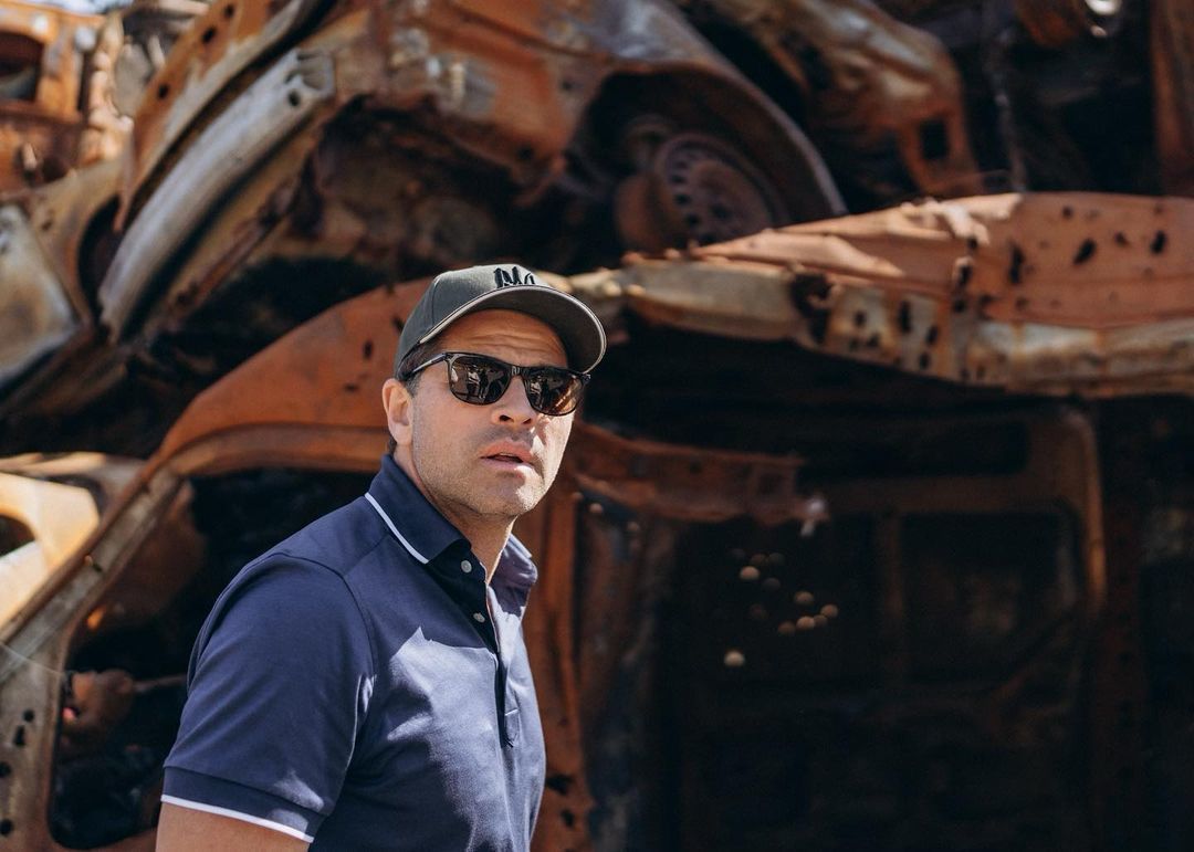 Миша Коллинз в Ирпене / © instagram.com/misha