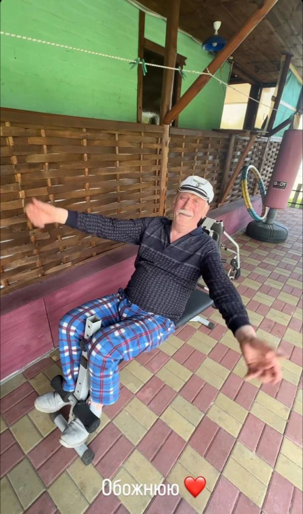 Алан Бадоев с папой / © instagram.com/alanbadoev