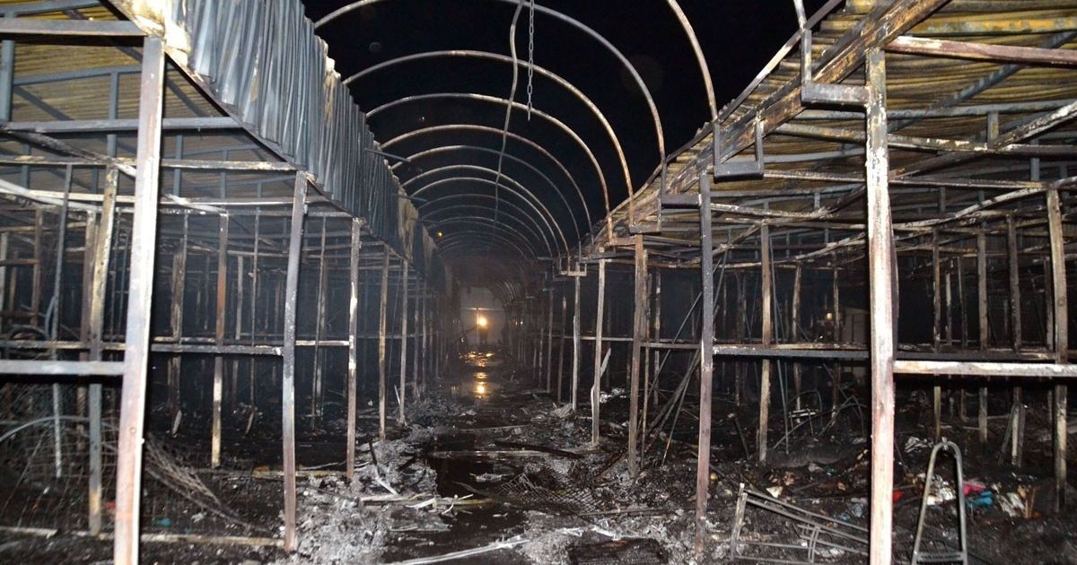 пожежа на ринку в Одесі_7 / © Думская