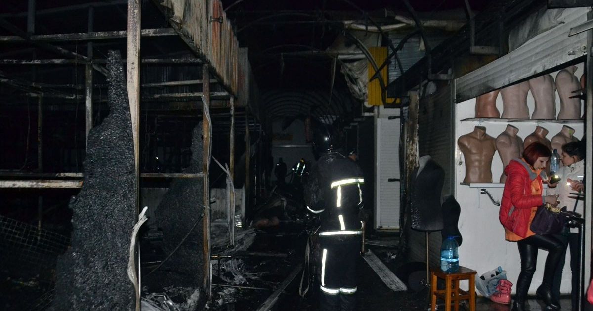 пожежа на ринку в Одесі_6 / © Думская