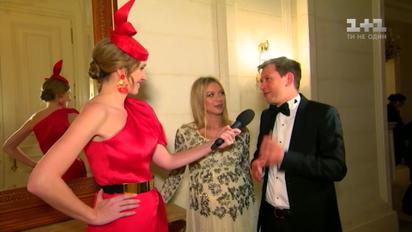 Дмитро Ступка з Поліною Логуновою завітали на світський захід за тиждень до пологів