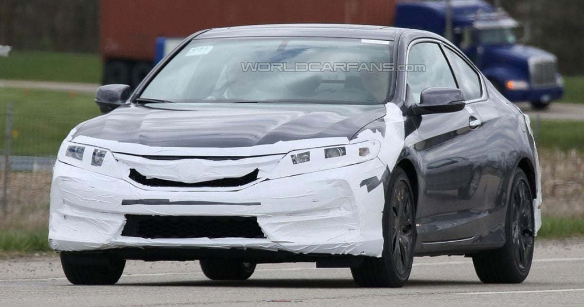 Honda приступила к испытаниям обновленного купе Accord