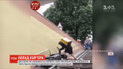 В Киеве курьер одной из сетей доставки избил мужчину шлемом по голове
