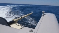 Не шелохнется: украинские моряки показали стабилизацию пушки артиллерийского катера