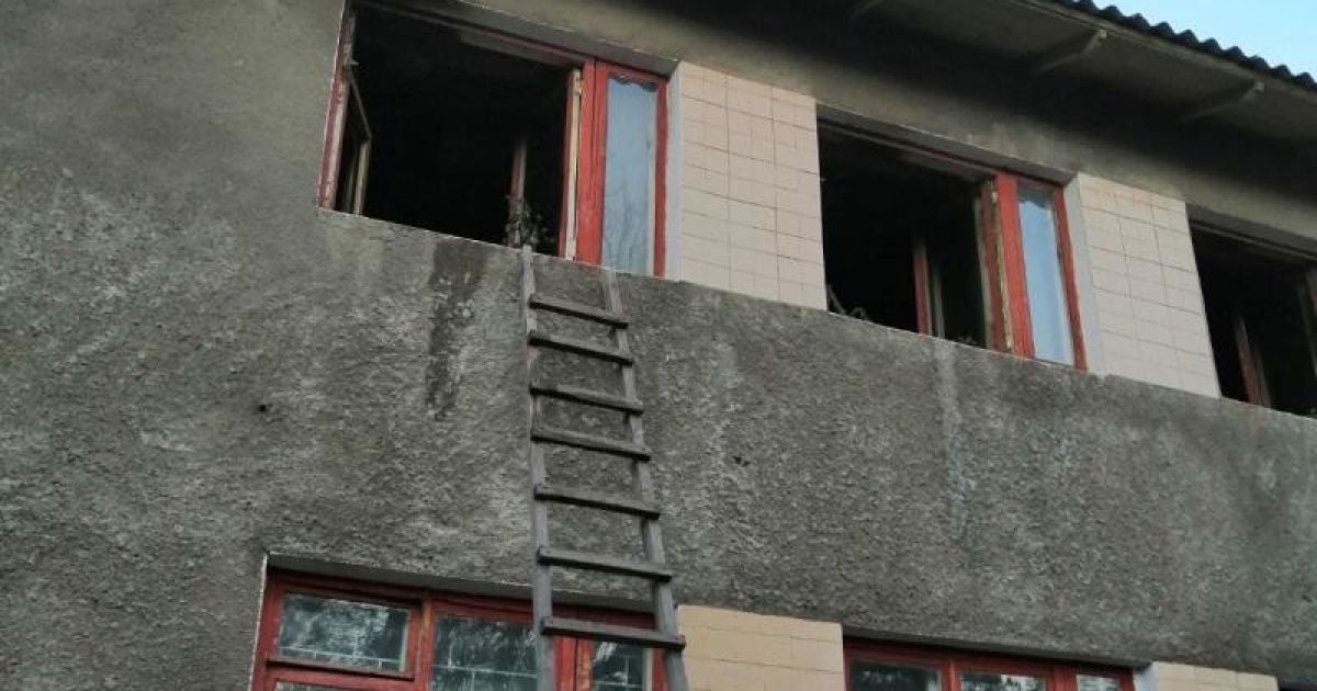 В Одесской области загорелся класс в школе для детей-сирот