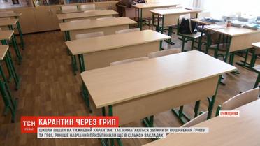 У школах Шостки через грип оголосили карантин