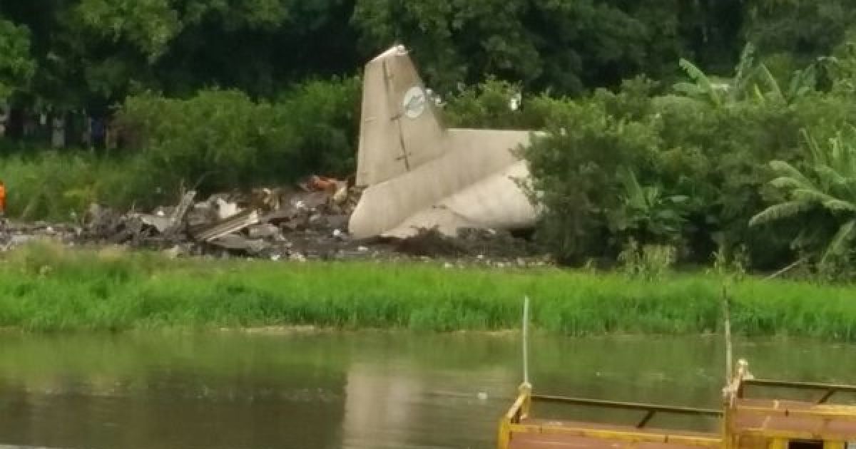 Фото з місця катастрофи літака / © twitter.com
