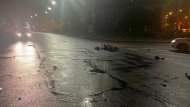 У Києві водій збив двох мотоциклістів