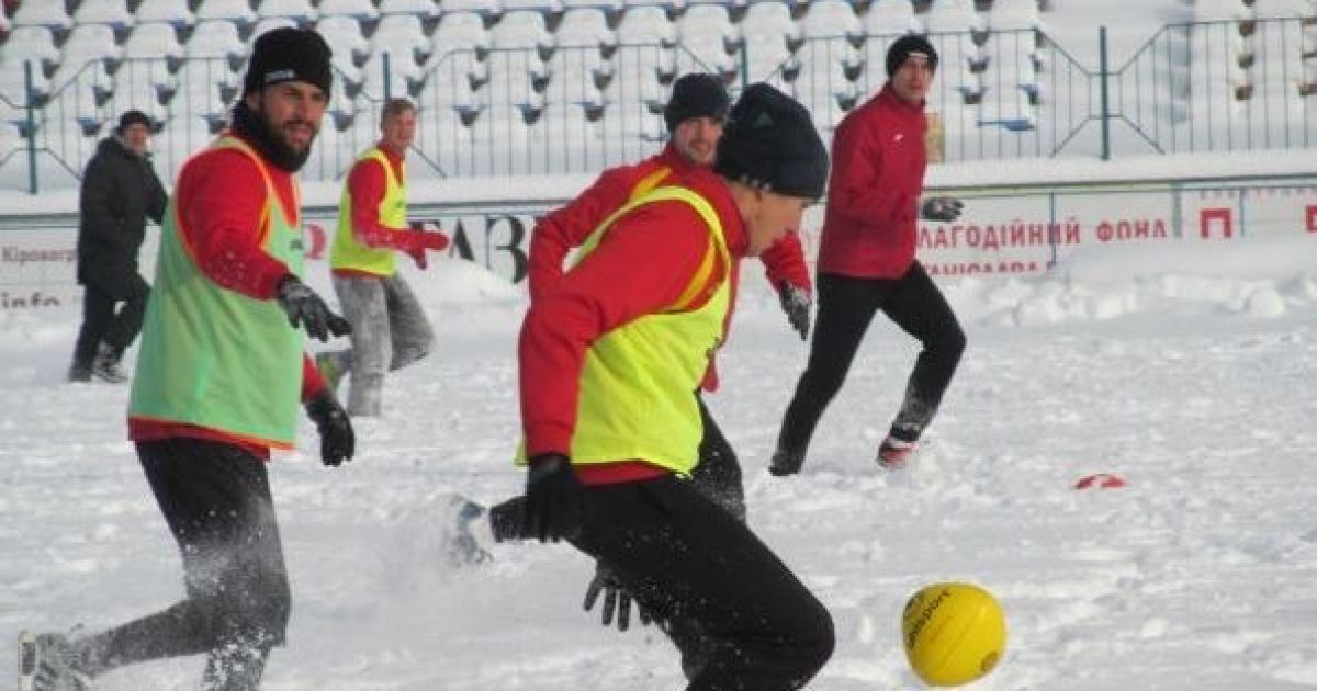 Тренування Зірка на снігу_3 / © ФК Зірка