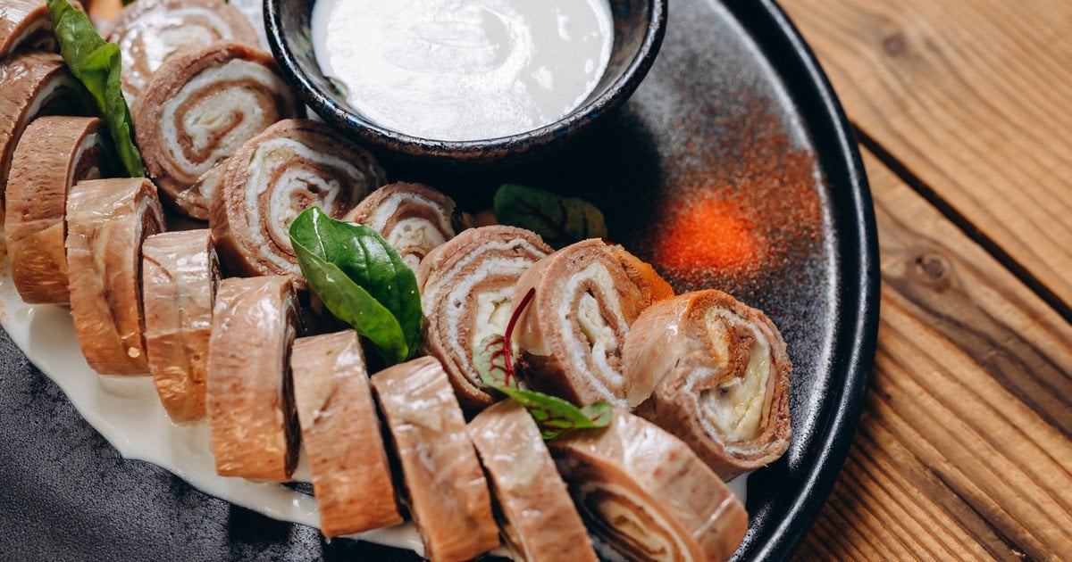 Печінковий рулет із курячої печінки