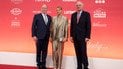Князь Альбер II, його дружина княгиня Шарлін та директор Michelin Group Флоран Менего