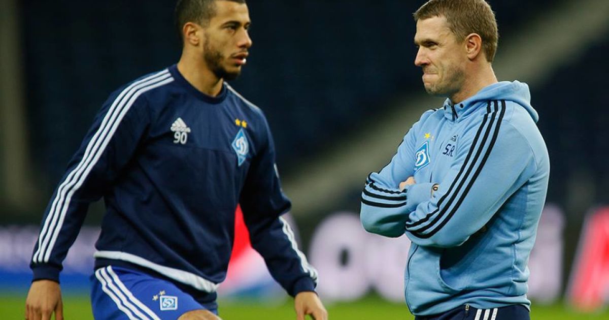 "Динамо" потренировалось на "Драгау". / © ФК Динамо Киев