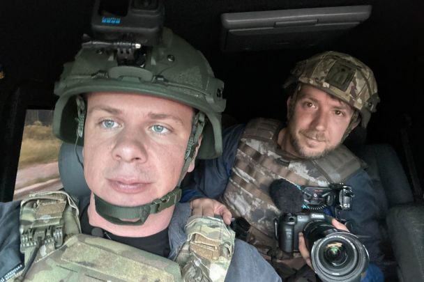 Дмитро Комаров у проєкті "Світ навиворіт" / © пресслужба каналу "1+1"