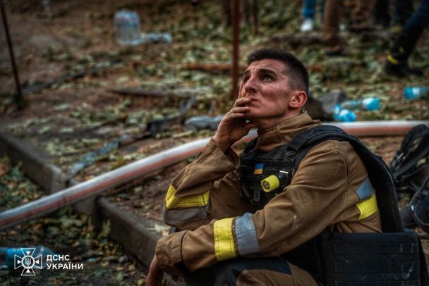 Удар по Харкову 15 вересня Фото: ДСНС / © 