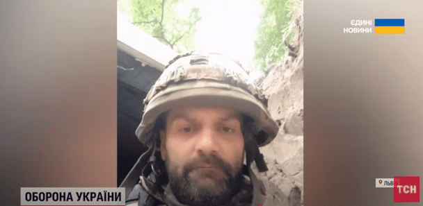 Нестор Дидик на фронті / © ТСН
