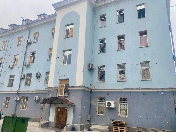 Податкова у Херсоні під обстрілом / ДПСУ