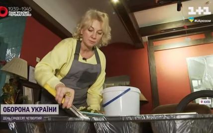 Рестораторка з Києва організувала харчування тисячі людей, бо так чинила її бабуся у часи Другої світової