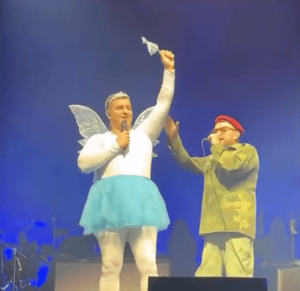 Gorillaz / © Скриншот з відео очевидців