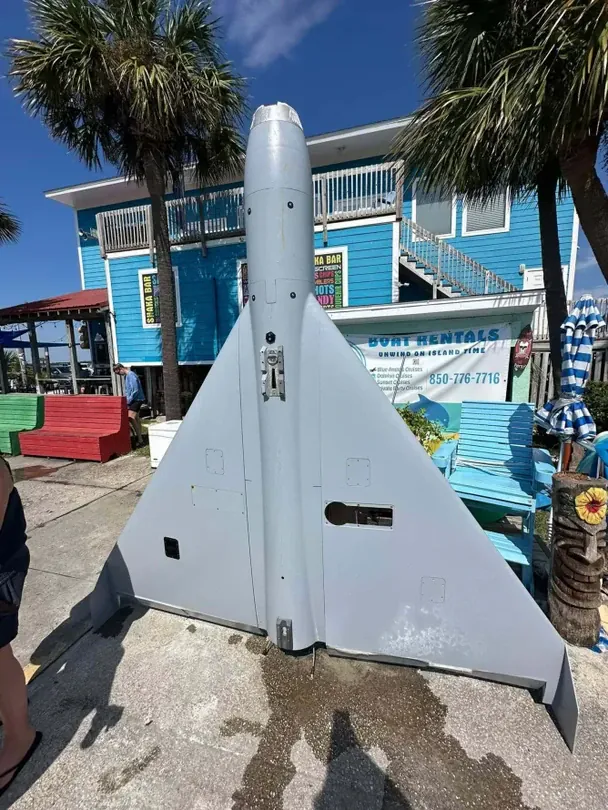Знайдений неподалік авіабази ВПС США дрон, схожий на «Шахед-136» / © Hot Spots Charters