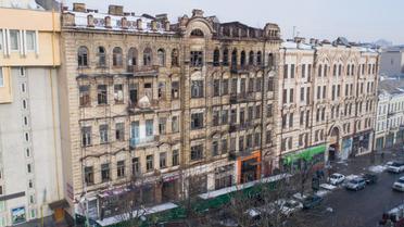 Київ, пожежа у будівлі_2 / © УНІАН