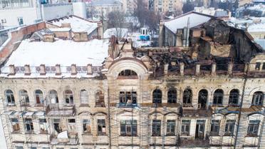 Київ, пожежа у будівлі_5 / © УНІАН