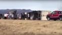 В Сети появилось видео, как сильный ветер пытается перевернуть фуру