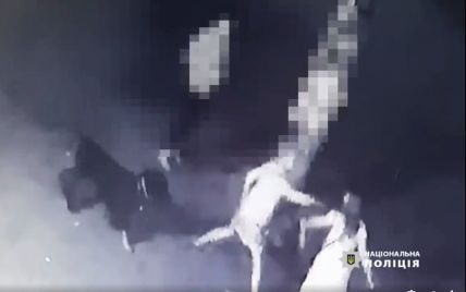 Появилось видео с места убийства в Черкассах, где беременная ударила подругу ножом в сердце