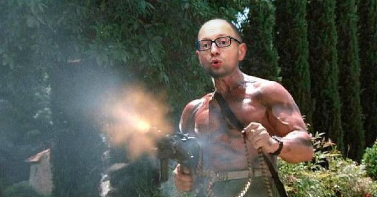 Фотожаба на Яценюка в Чечне / © соцмережі