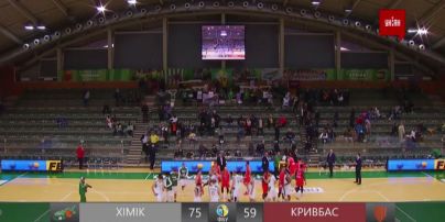 Чемпионат Украины по баскетболу. 3 тур | Химик – Кривбас - 75:59