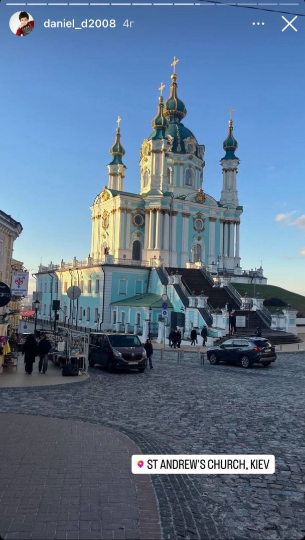Андрей Джеджула с сыном прогулялись по Киеву. Фото: Instagram Даниэля Джеджулы / © 