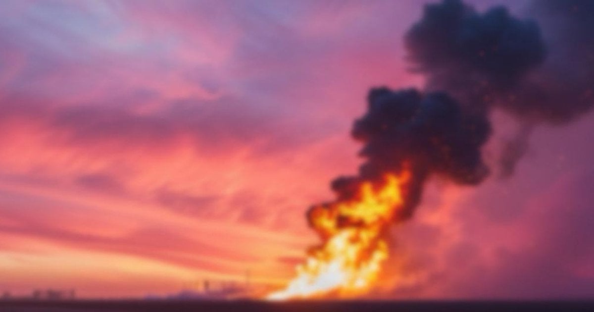 Пожежа після атаки на об’єкт «Нафтогазу»